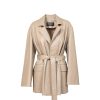 Donna SIMONETTA RAVIZZA Blouson | Cappotto In Pelle Beige