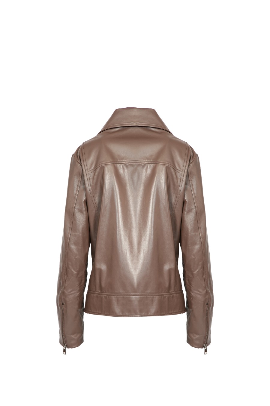 Donna SIMONETTA RAVIZZA Blouson | Giacca In Pelle Marrone